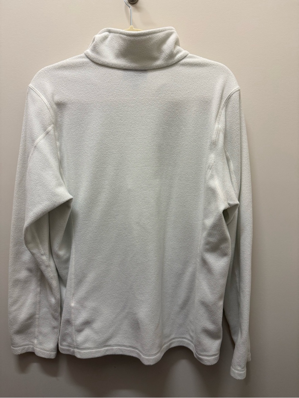 Patagonia Women's Micro D Quarter Zip Fleece Pullover Birch White sz lg Like New - Picture 9 of 9